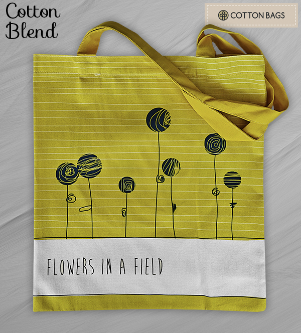 Cotton blend Tote Bags