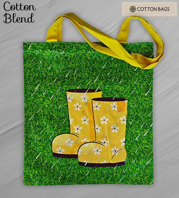 Cotton blend Tote Bags
