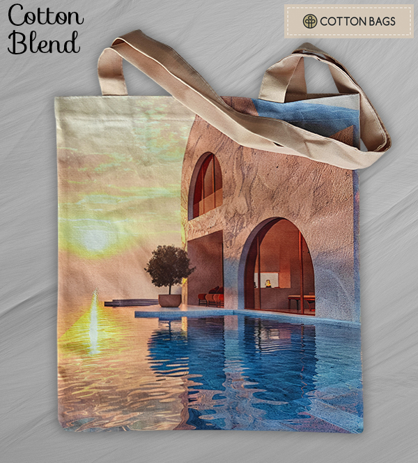 Cotton blend Tote Bags