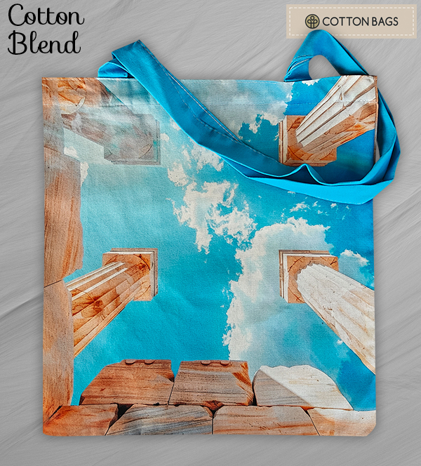 Cotton blend Tote Bags