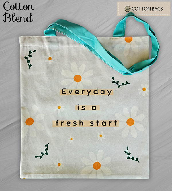 Cotton blend Tote Bags